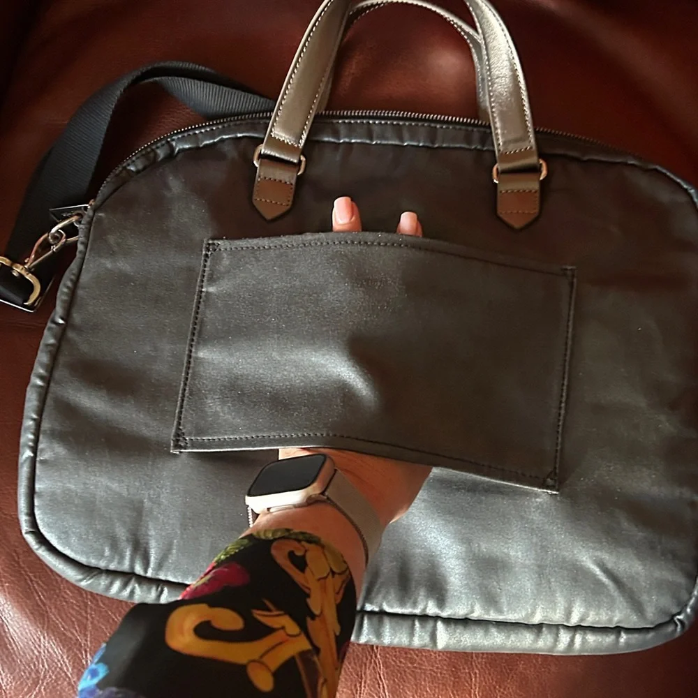 Kipling Leather Laptop Bag Briefcase